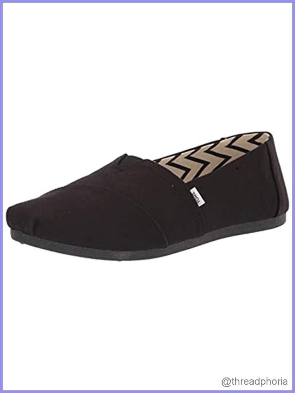 Recycled Cotton Canvas Slip-On Loafers Comfort Casual Shoes